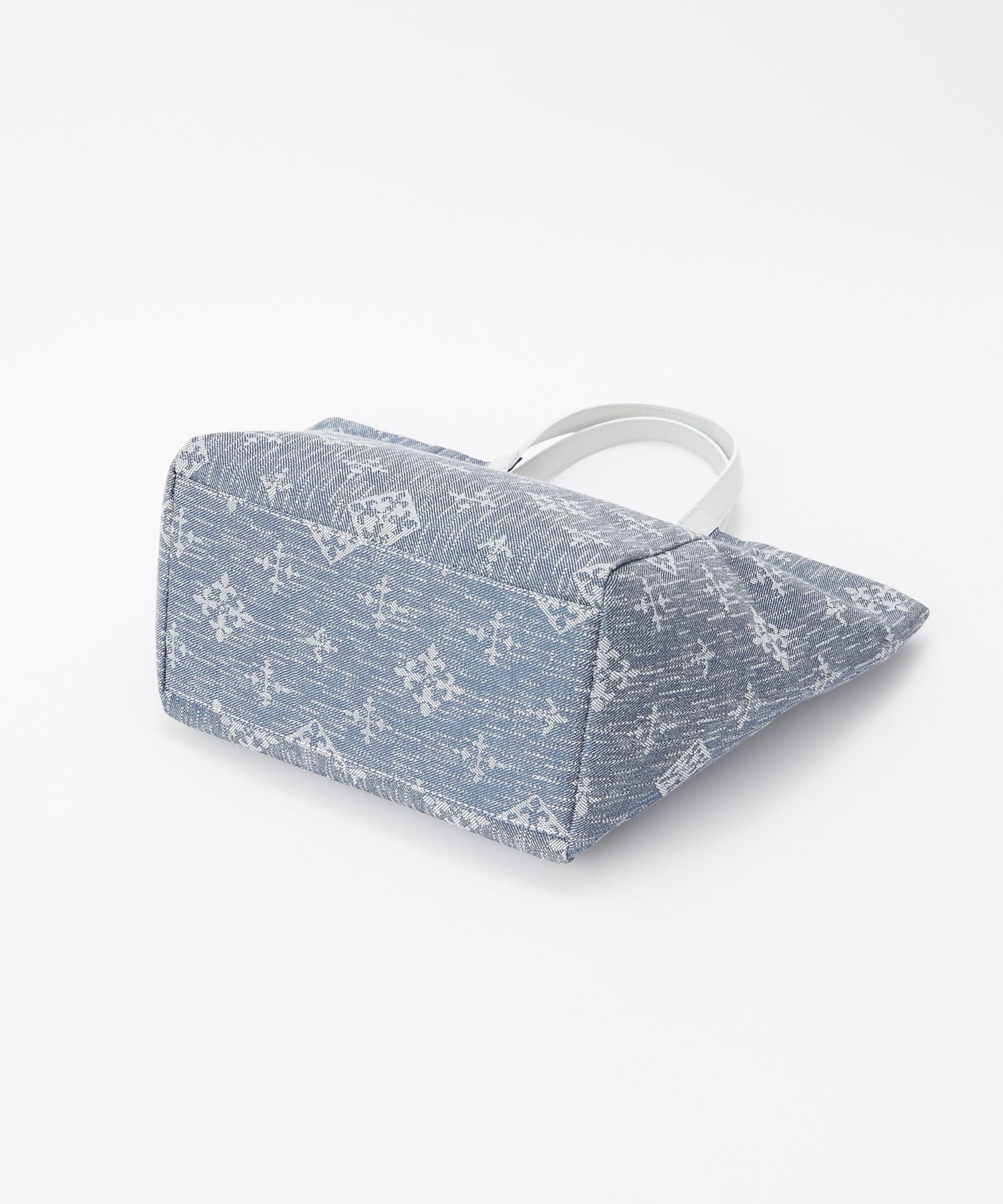 *4-6 WEEKS* (1219) LIMITED EDITION Russet [Denim jacquard] Tote bag Indigo